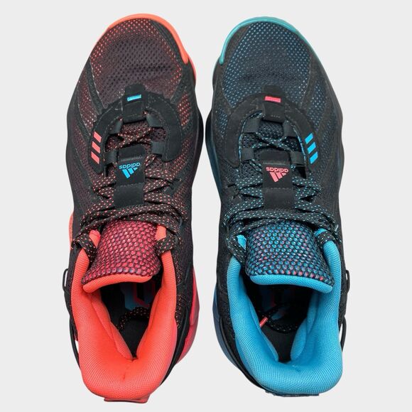 Adidas Dame 7 Mens 8 Black Red Basketball Shoes Performance Ima Visionary - Picture 12 of 13